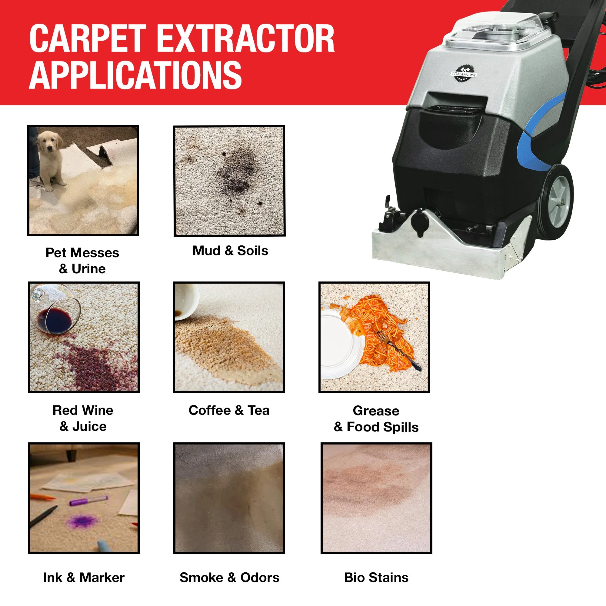 3-in-1 Commercial Carpet Extractor - Image 9