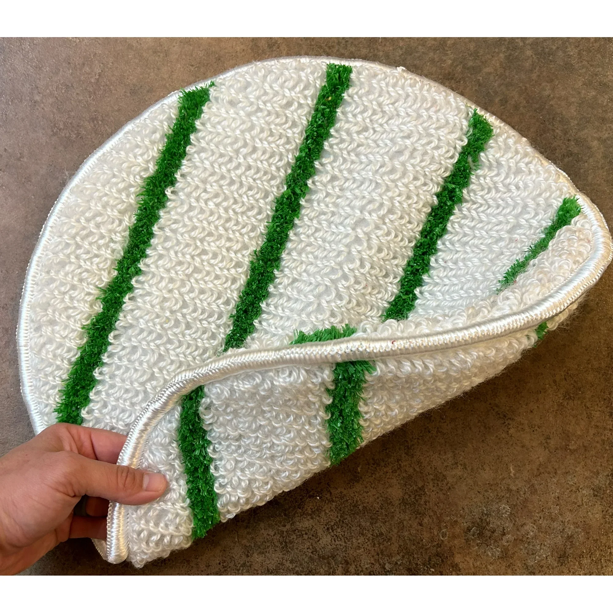 ScrubSorb Carpet Bonnet with Scrub Strips - Case of 5 Pads - Image 4